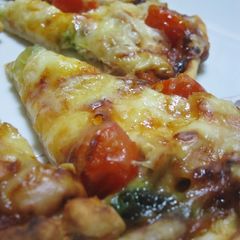 A picture of Easy, Crispy Rice Flour Pizza.