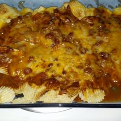 A picture of chili ruffles chips.