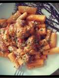 Creamy Tomato Rigatoni With Meatballs