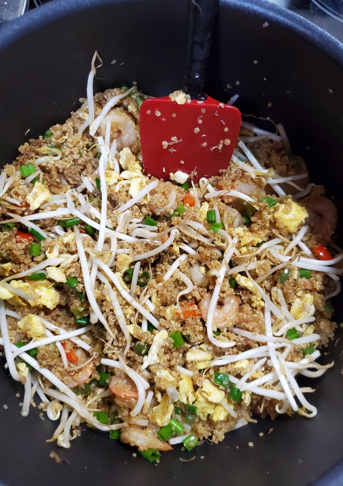 Una foto de Arroz con camarones sin arroz.