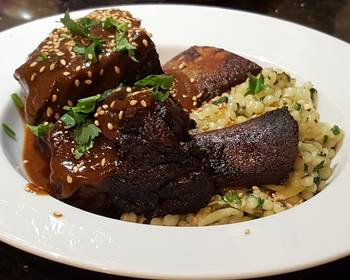 The New Way Making Recipe Pomegranate Braised Short Ribs Delicious Nutritious