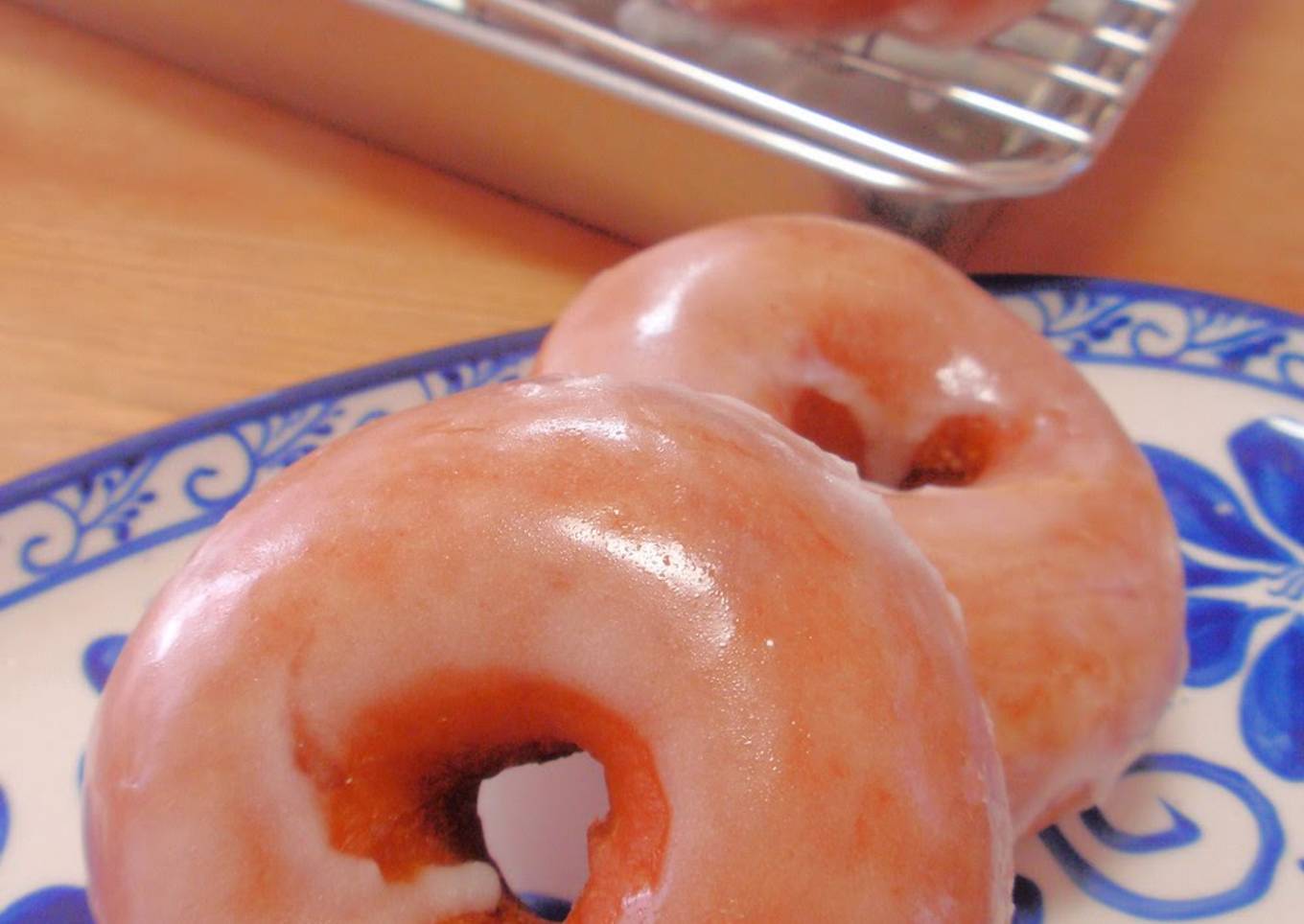 Soft and Chewy Krispy Kreme-Style Donuts