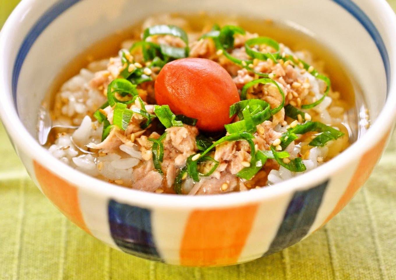 Perfect on Hot Summer Days Chilled Tuna Ochazuke (Rice Porridge)