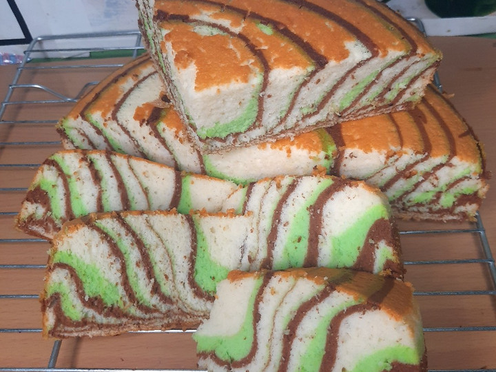 Cara Memasak Bolu Zebra Putih Telur Ny. Liem Wajib Dicoba