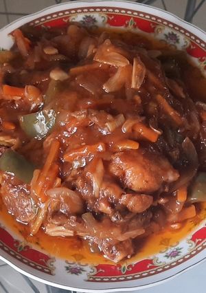 Foto resep Ayam Paprika Saus Tiram