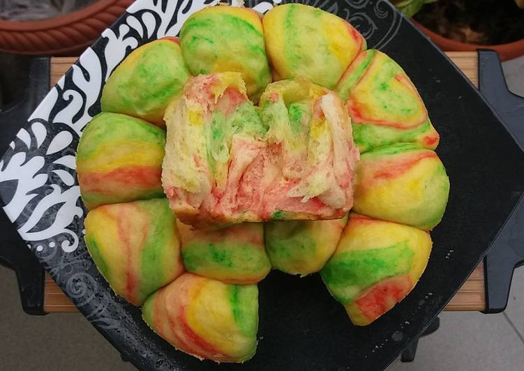 51. Roti manis / roti sobek pelangi