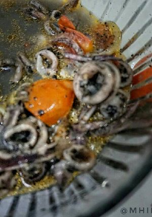Foto resep Tumis cumi saos hitam