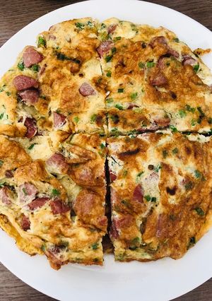 Foto resep Tedaso (telur dadar sosis) 😉