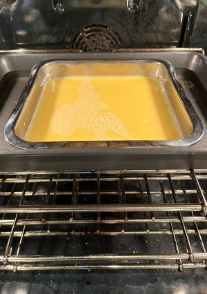 A picture of Baked eggs.