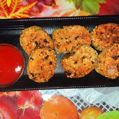 Sabudana Cutlets A picture of Sabudana Cutlets.