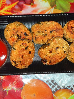 A picture of Sabudana Cutlets.