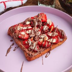 Strawberry Nutella Toast A picture of Strawberry Nutella Toast.