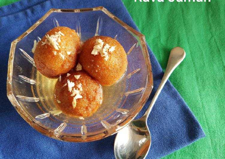 Steps to Make Super Quick Homemade Rava/ Suji Gulab Jamun