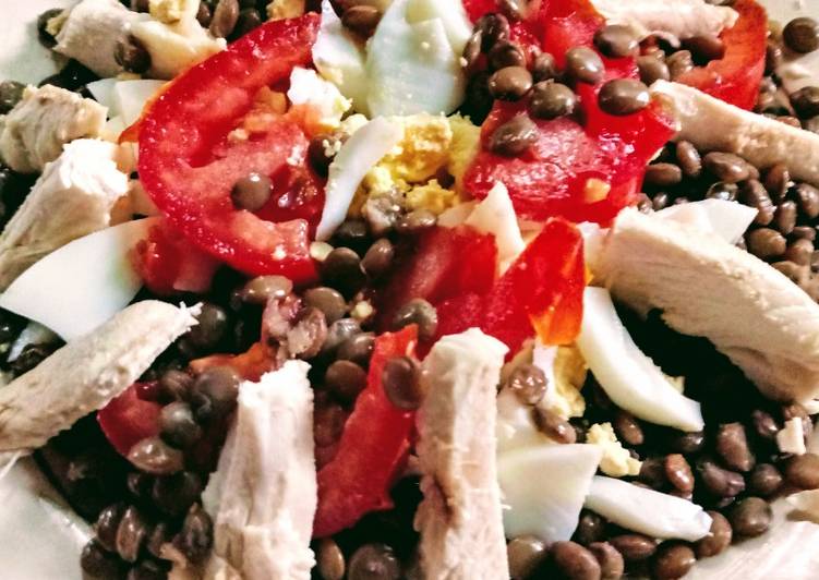receta ensalada de lentejas para dieta