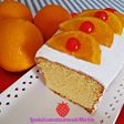 Bizcocho de naranja glaseado