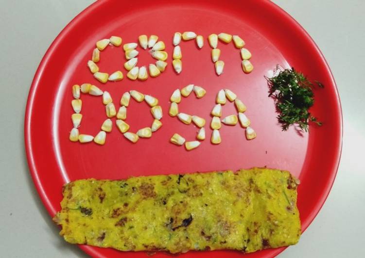 Recipe of Any-night-of-the-week Sweet corn dosa