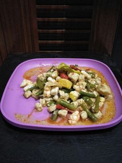 Foto resep Tumis Cipenjo (kacang panjang, tahu, tempe, udang)