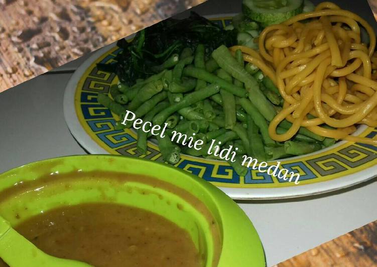 Resep Pecel mie lidi yang Lezat