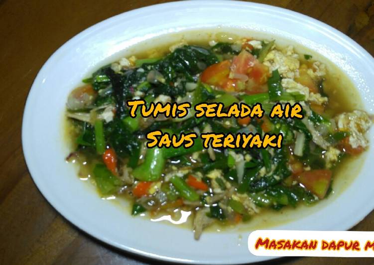 Tumis Selada Air Saus Teriyaki