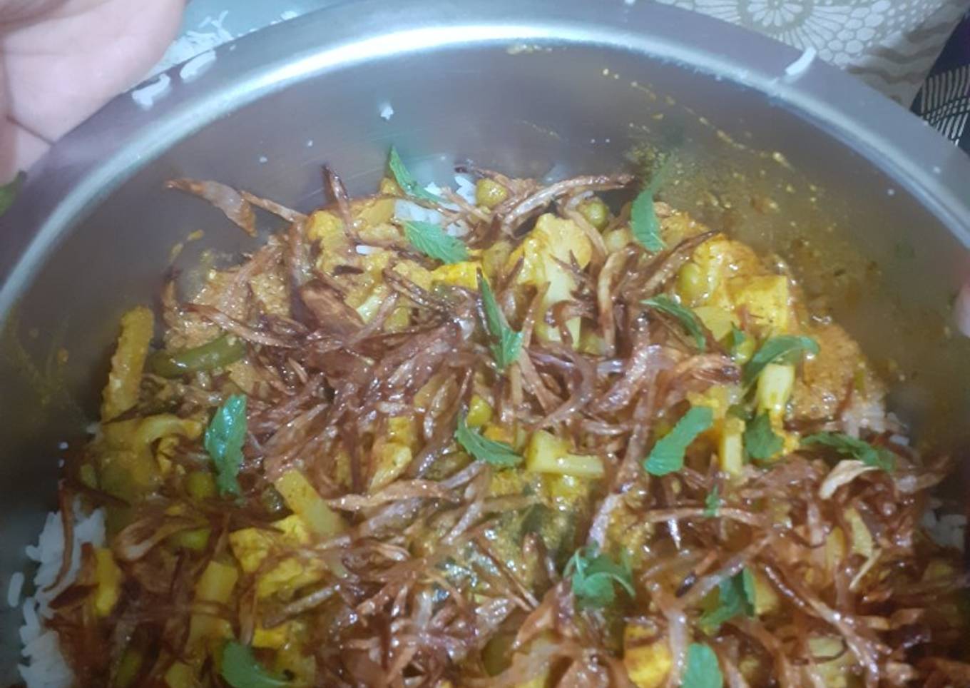 Paneer biryani