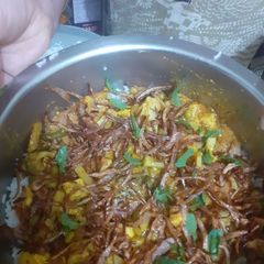 Paneer biryani A picture of Paneer biryani.