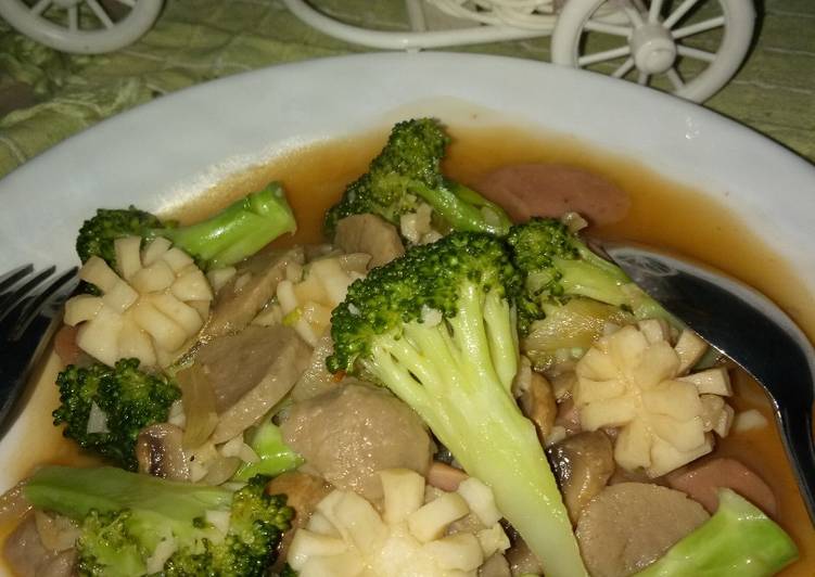 Resep Ca Brokoli Saus Tiram yang Enak