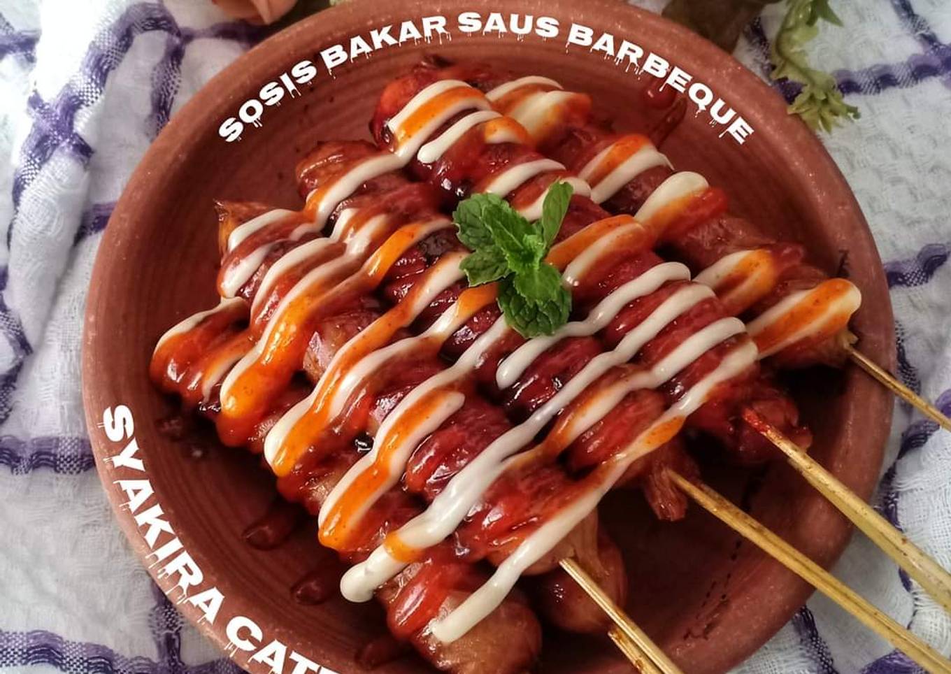 Sosis bakar saus barbeque