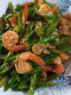Foto resep Buncis udang saus tiram
