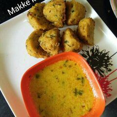 A picture of Corn Dhokla.