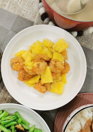 鳳梨蝦球 的食譜成品照片