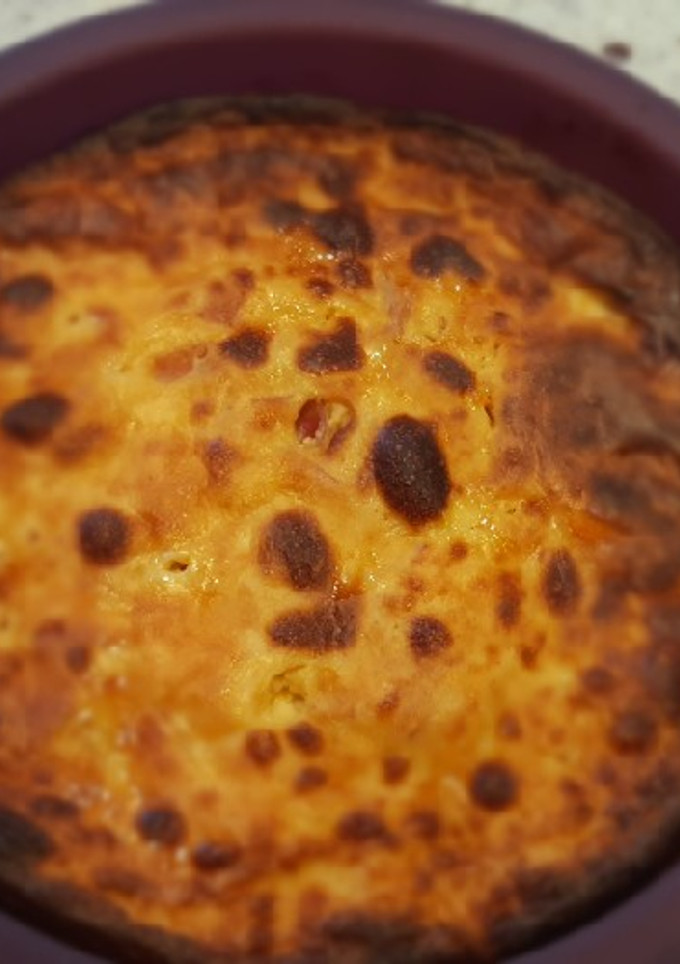 Una foto de Tortilla de puré de patatas al horno