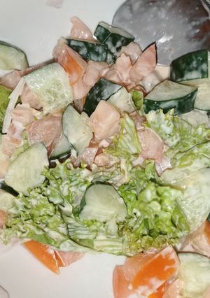 Gambar Salad Tomato Dan Timun Pedas