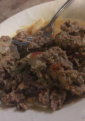 A picture of No Carb Microwave Meatloaf.
