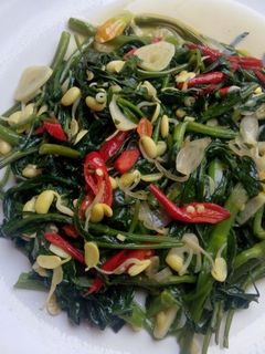 Foto resep Ca Kangkung Saus Tiram