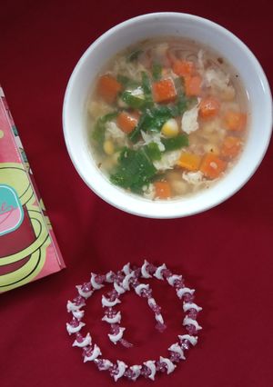 Foto resep 254) Sup Jagung Wortel Telur Serabut