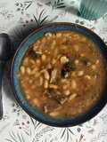 White Beans with Porcini Mushrooms in a Slow Cooker