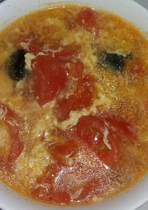 Foto resep Tomato egg soup/sup tomat telur