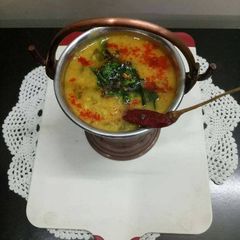 A picture of Hyderabad Palak Dal.
