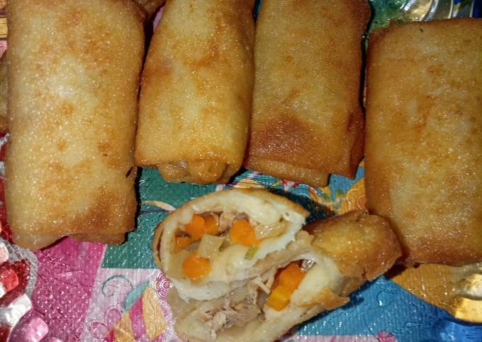 Resep Lumpia Ayam Suwir Oleh Lisa Cookpad 