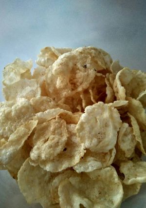 Foto resep Emping goreng tabur masako