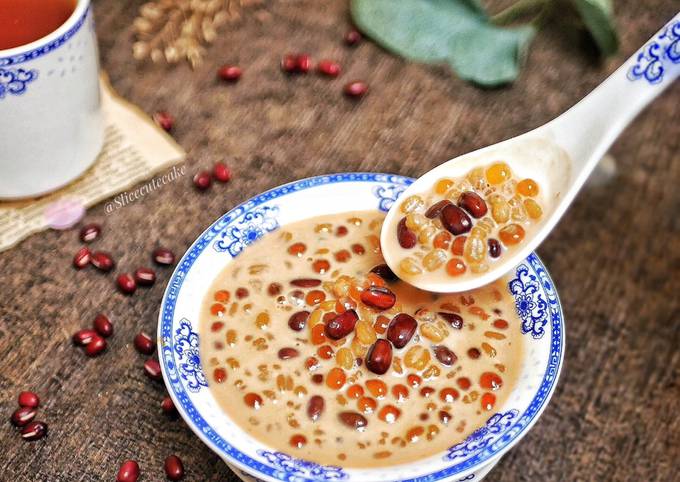Red Bean Barley Sagoo Pearls / Kacang Merah Jali dan Ximilu