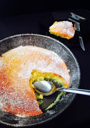A picture of Lemon Pudding Cake.