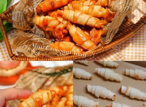 Foto resep Mini Croissant Caramel Roti Tawar