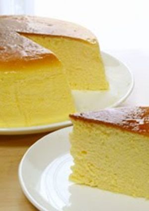 A picture of Moist and Fluffy Soufflé Cheesecake.