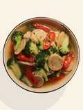 Tumis Brokoli Bakso