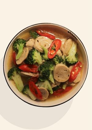 Foto resep Tumis Brokoli Bakso