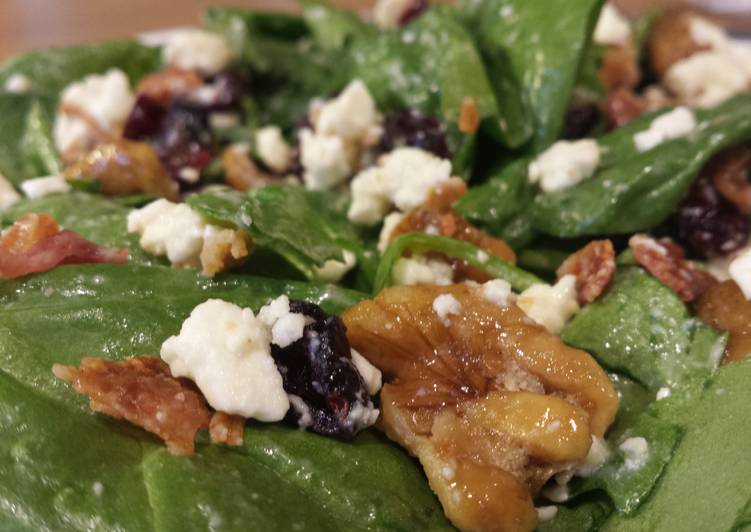 Recipe of Super Quick Homemade Spinach Delight Salad