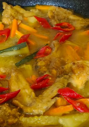 Foto resep Ayam Acar Kuning