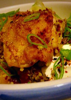 A picture of Rice Cooker Chicken Dinner.