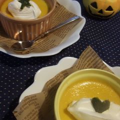 Creamy Kabocha Squash Flan A picture of Creamy Kabocha Squash Flan.